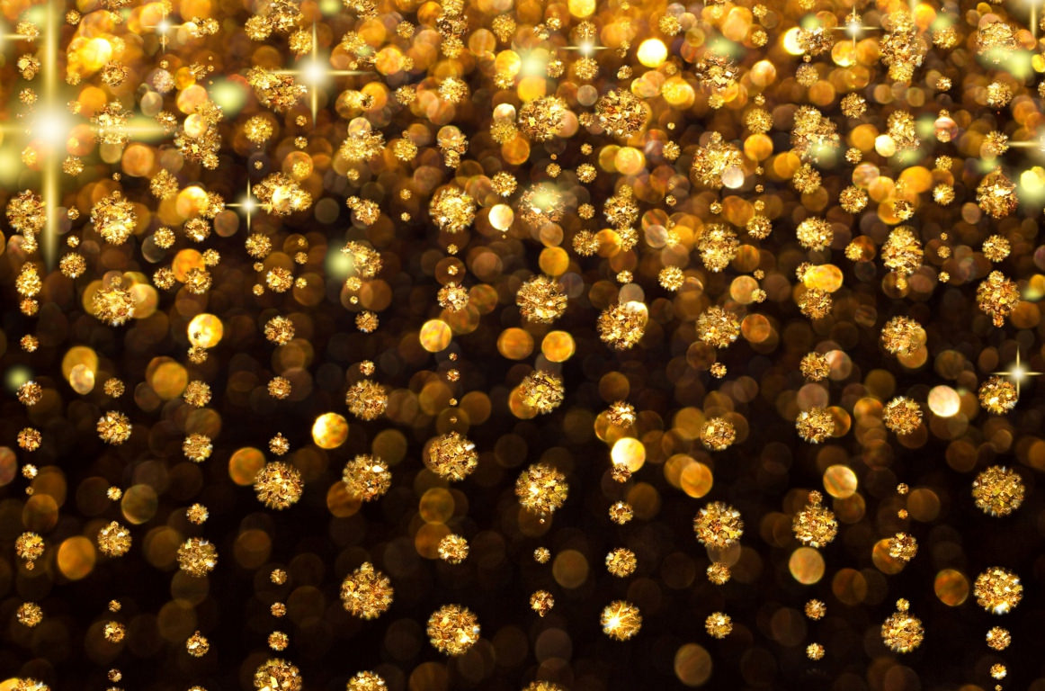 Gold Glitter Glow Light Stones Patterns