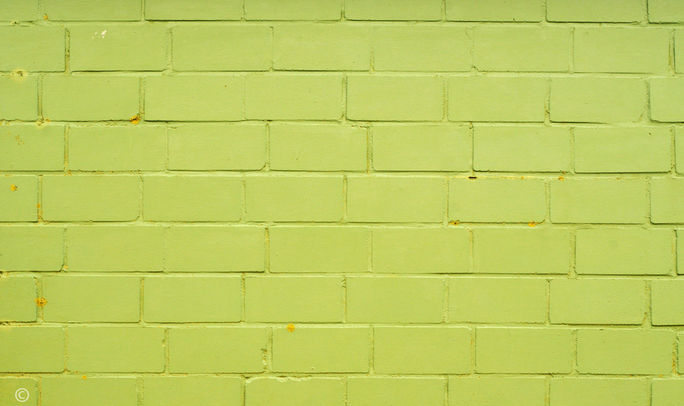 Green Brick Painted Texture