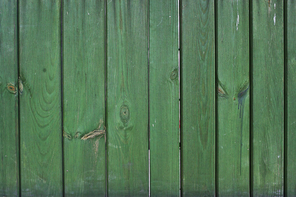 Green Wooden FenceTexture