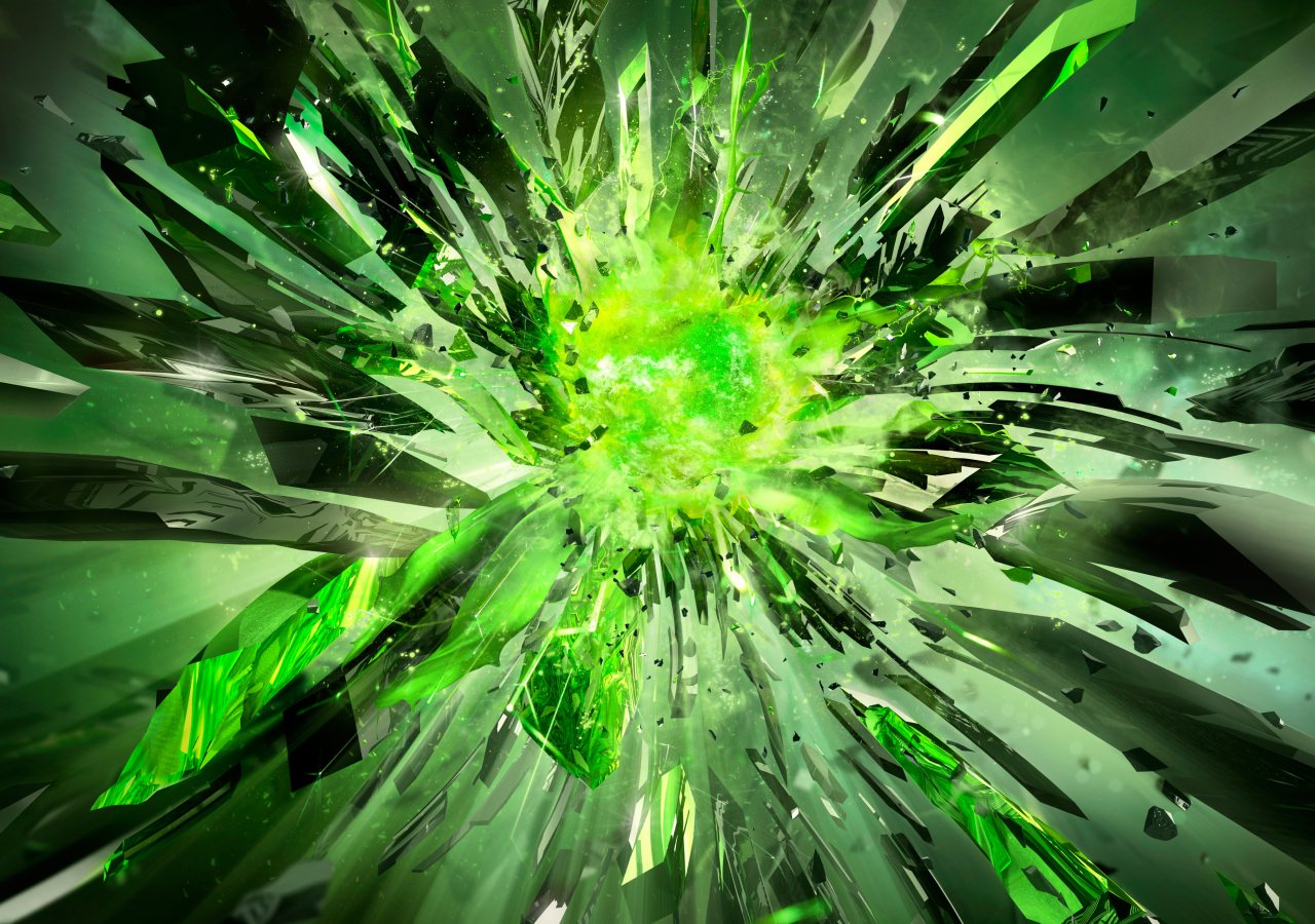 Gren Crystal Background