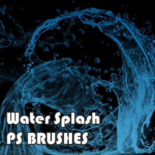 HR Water Splash Brushes for Photoshop