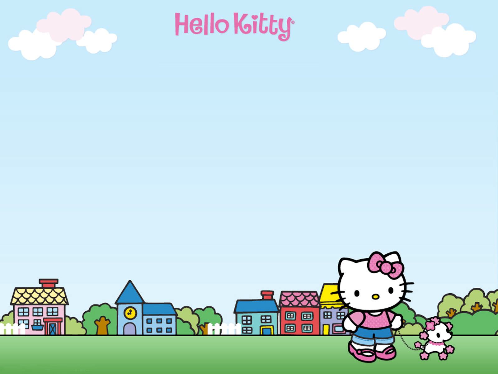 FREE 15 Hello Kitty HD Backgrounds in PSD AI