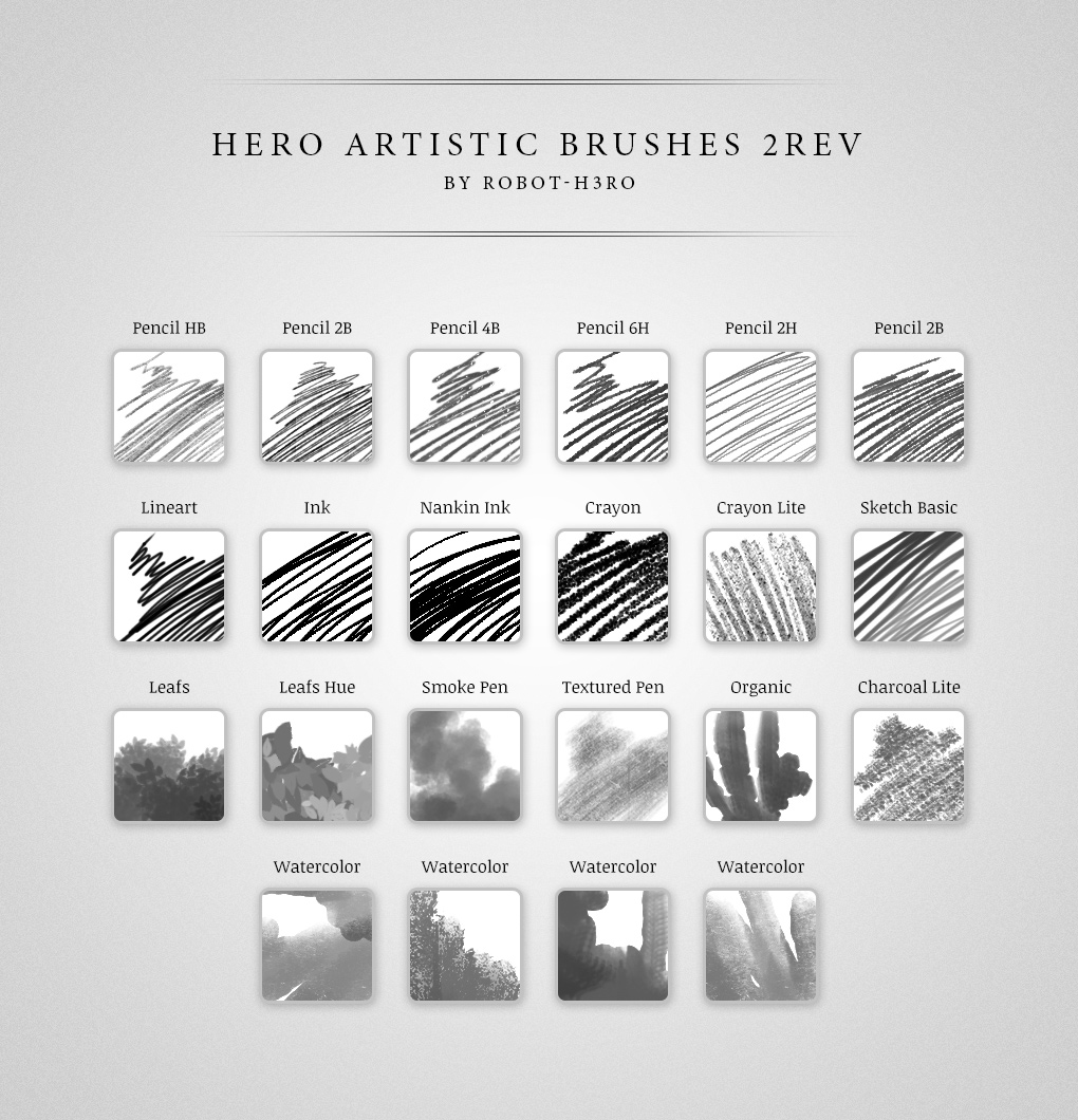 Hero Artistic Brushes Photoshop Makers