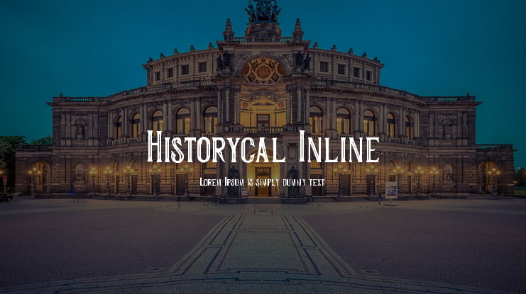 Historycal Inline Font