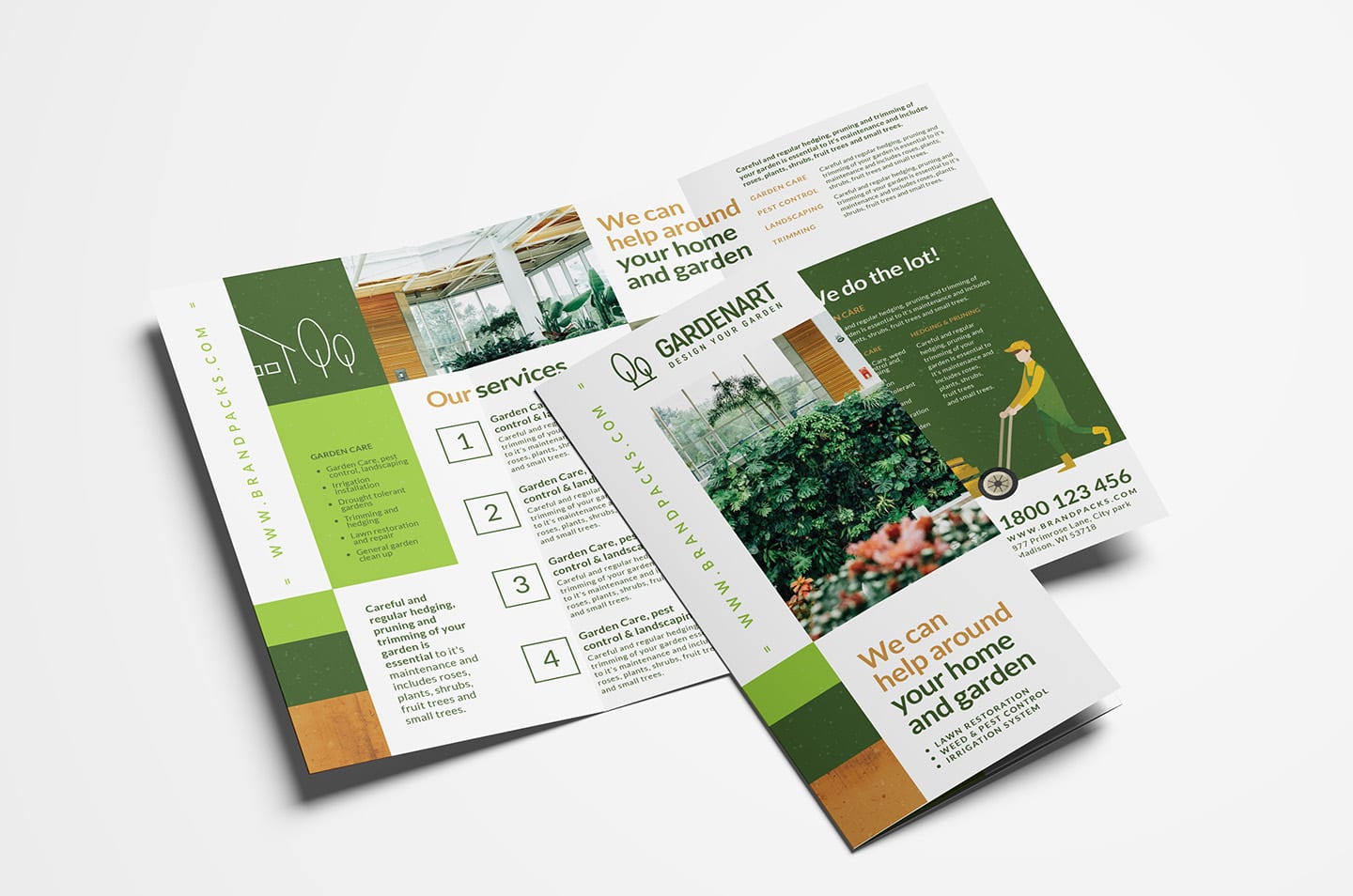 Landscaper Tri-Fold Brochure Template