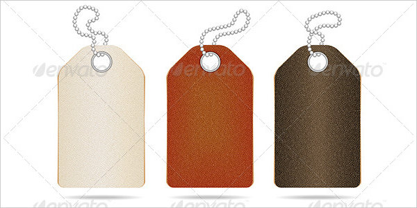 Leather Luggage Tag Design