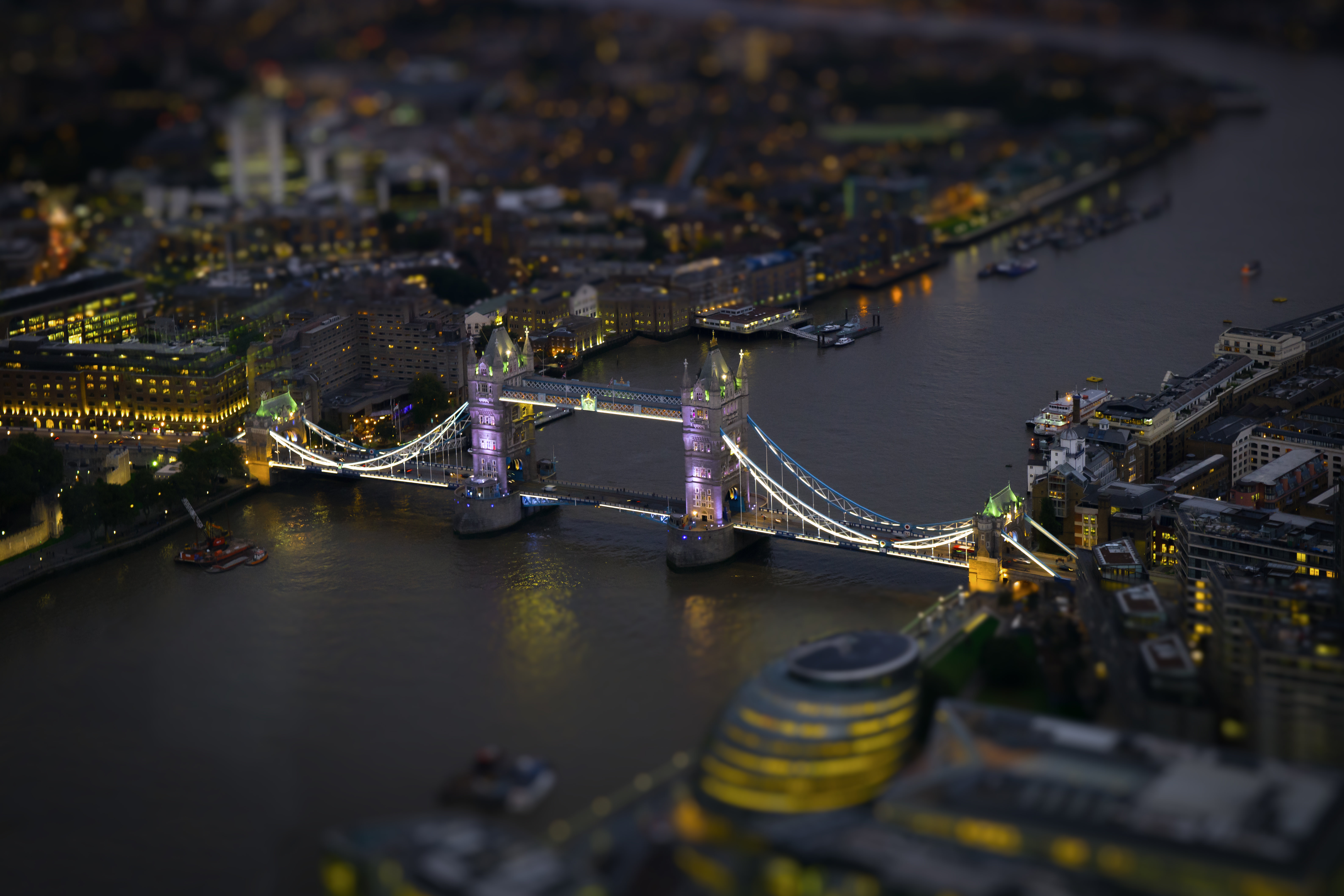 London Tower Bridge Tilt Shift Wallpaper