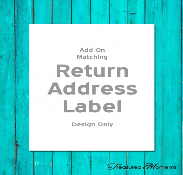 Matching Return Address Label Design