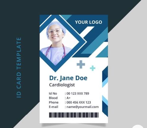 Medical ID Card Design