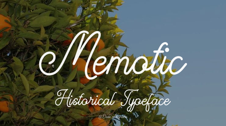 Memotic Historical Font