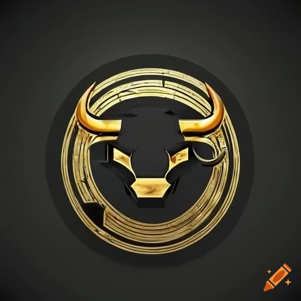 Minimalist Football Logo Design With a Bull