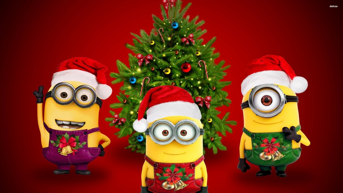 Minions Christmas Wallpaper