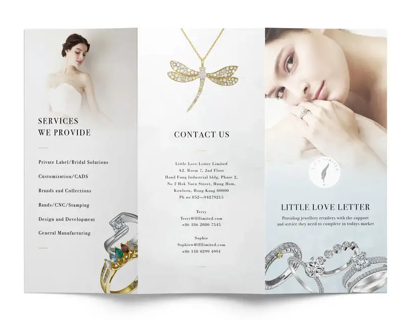 Modern Jewelry Brochure Design