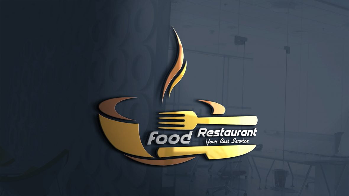 Modern Restaurant Logo Design Free Template