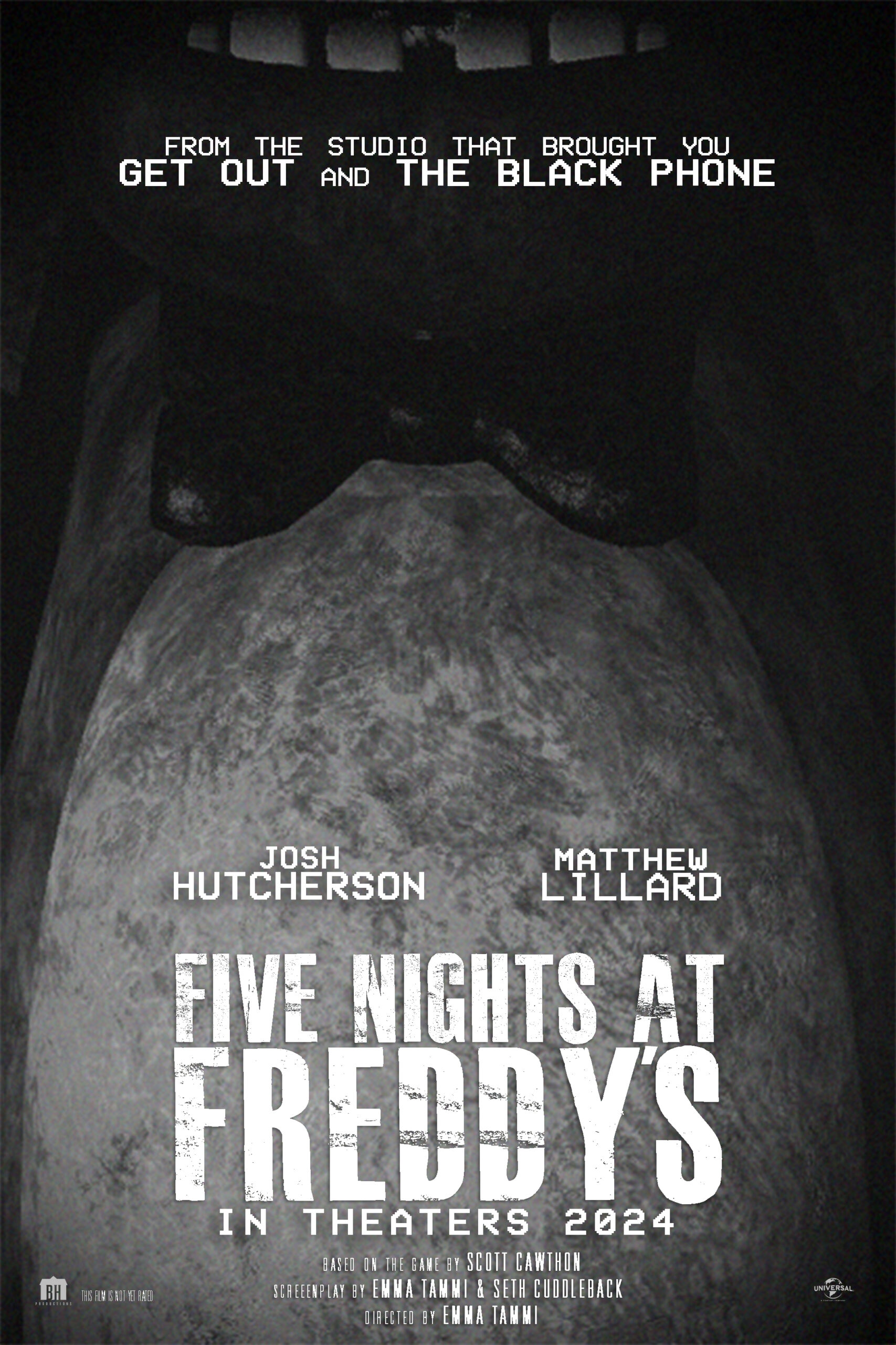 Movie Poster Mockup of the Five Nights at Freddy's