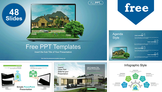 Online Real Estate PowerPoint Templates