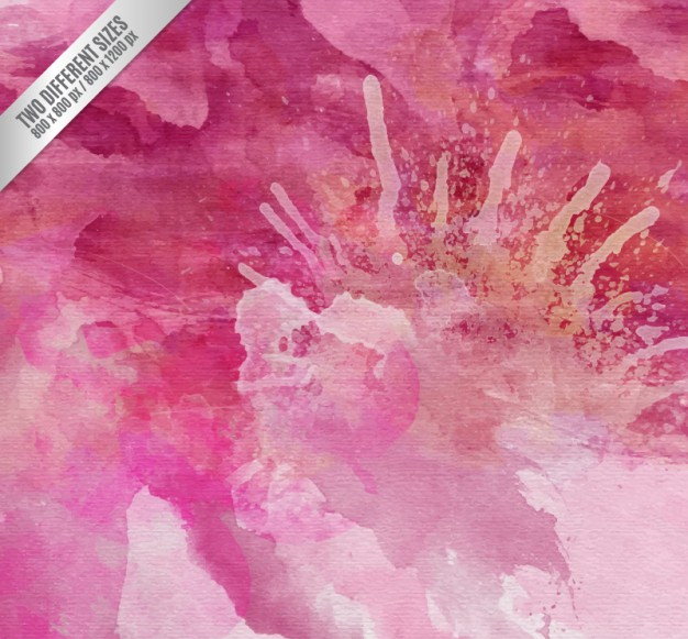 Pink Watercolor Background