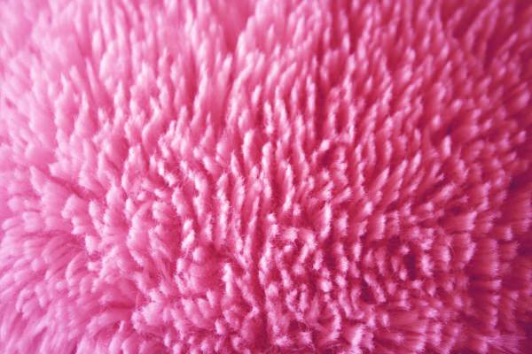 Plush Pink Fabric Texture Background