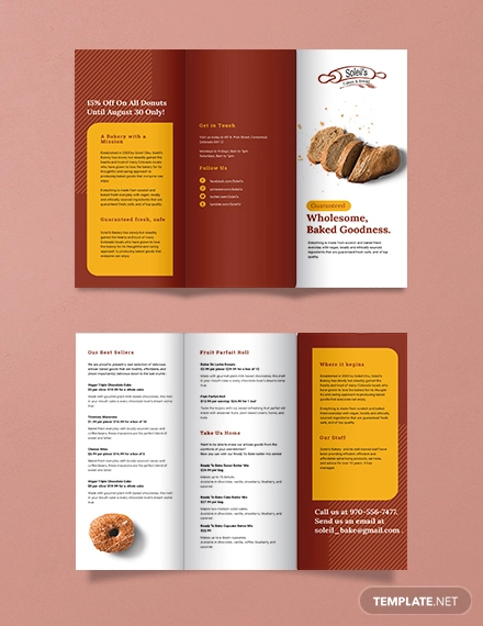 product tri fold brochure template