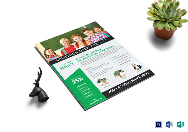 quality education flyer template