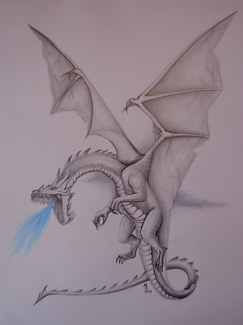 Realistic Dragon Drawing