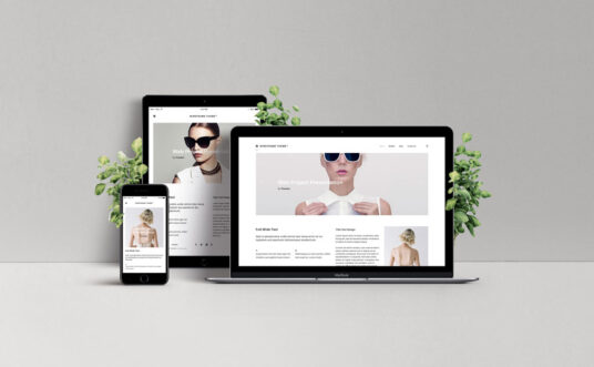 Responsive Web Design Showcase Mockup