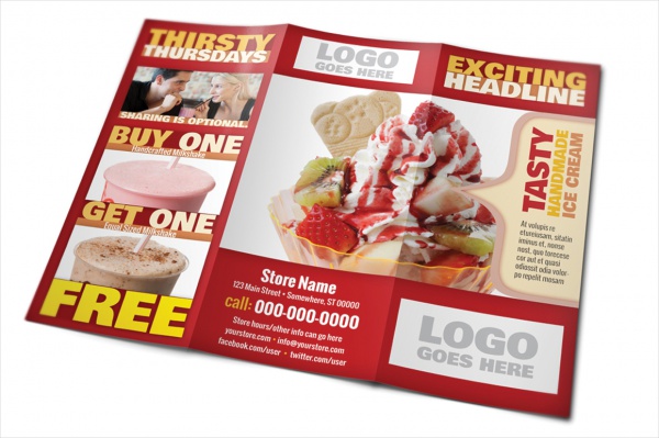 Restaurant Tri Fold Promotion Brochure