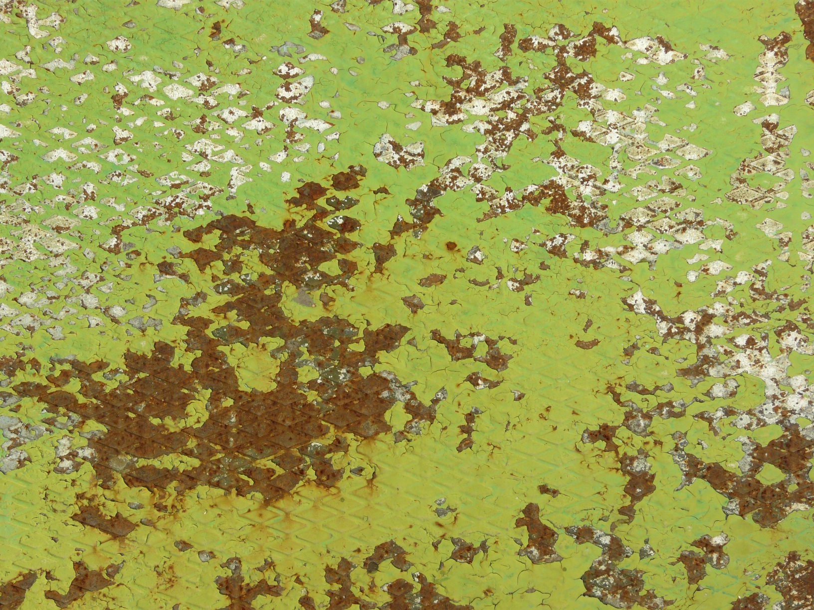 Rusted Green Paint Texture