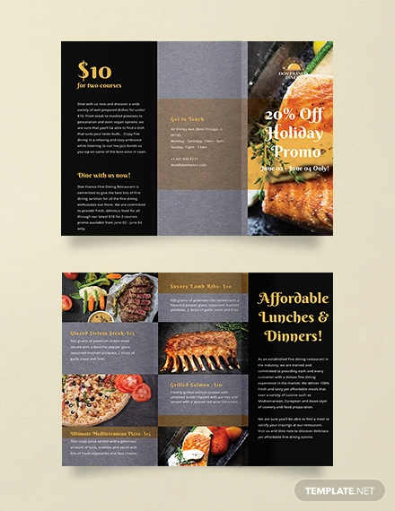 sale promotion brochure template