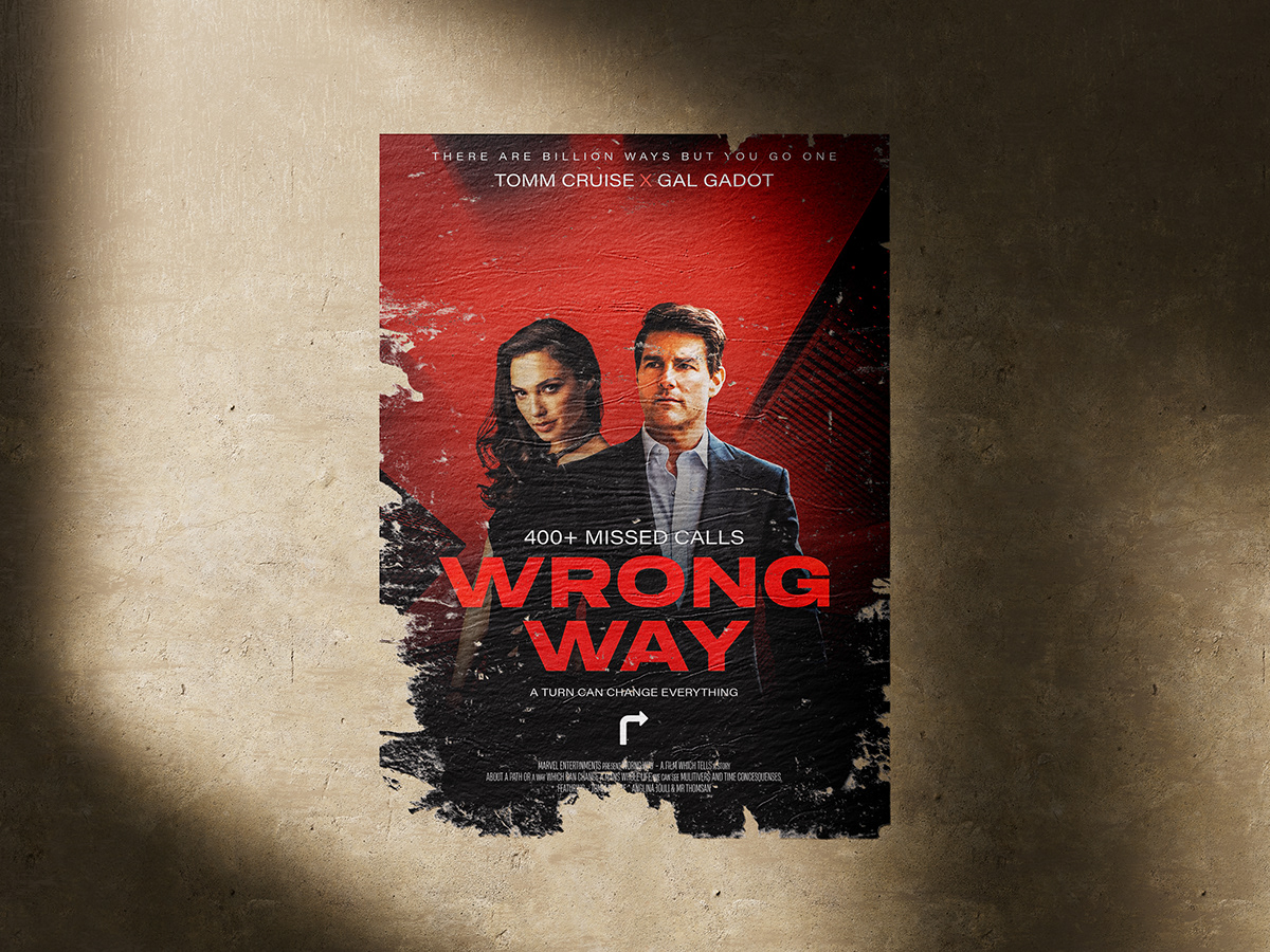 Sample Movie Poster Design & Free Mockup