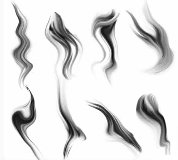 Sampled Fog Brush Design Elements