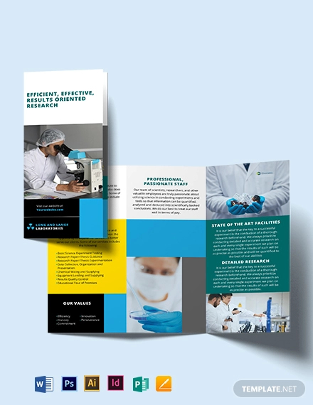 FREE 21 Science Brochures In PSD AI Vector EPS InDesign MS 