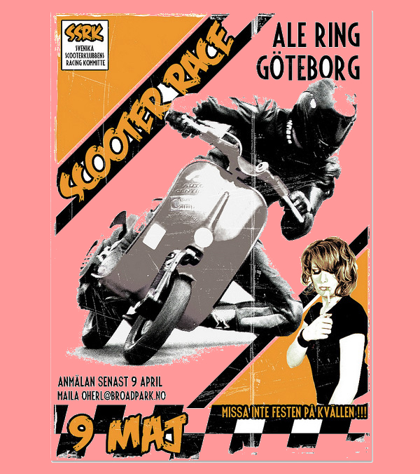 Scooter Racing Event Flyer