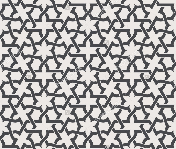 Seamless Pattern In Arabic Style