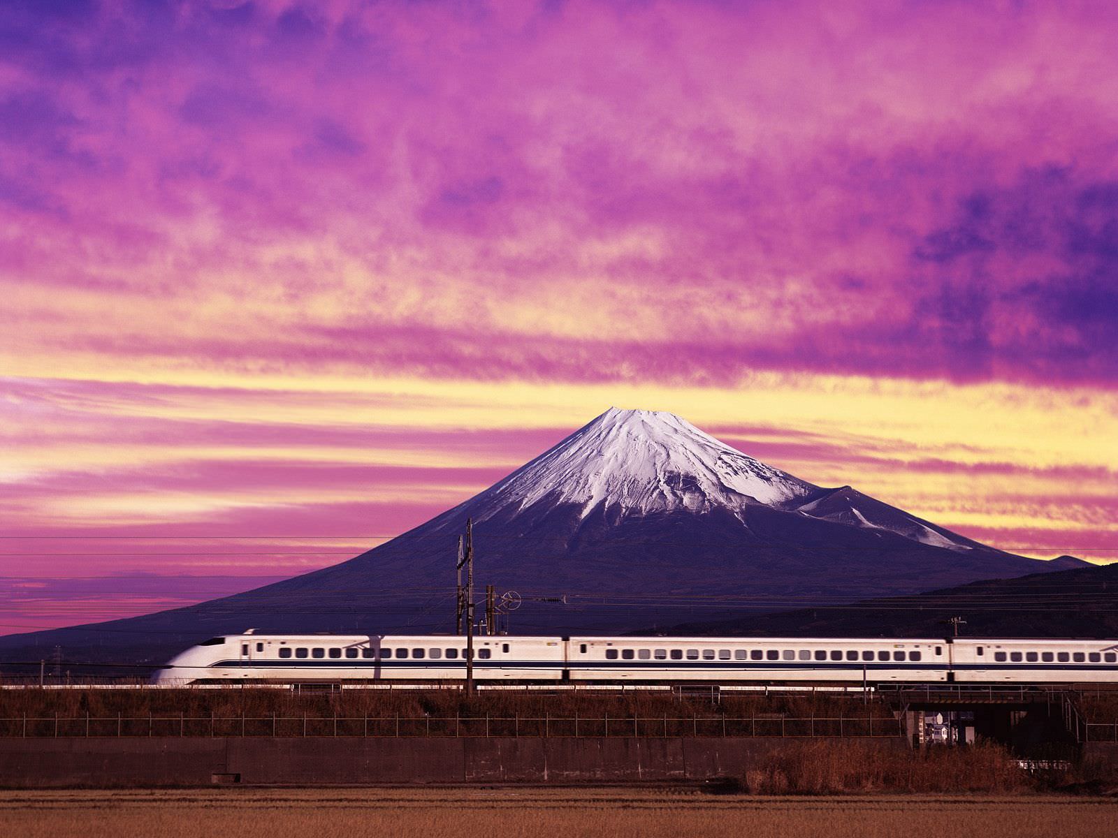 Shinkansen Fuji Bullet Train Wallpaper