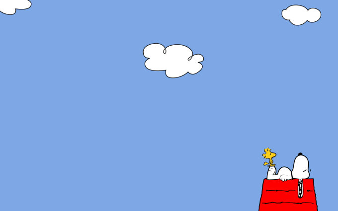 Simple Snoopy Wallpaper