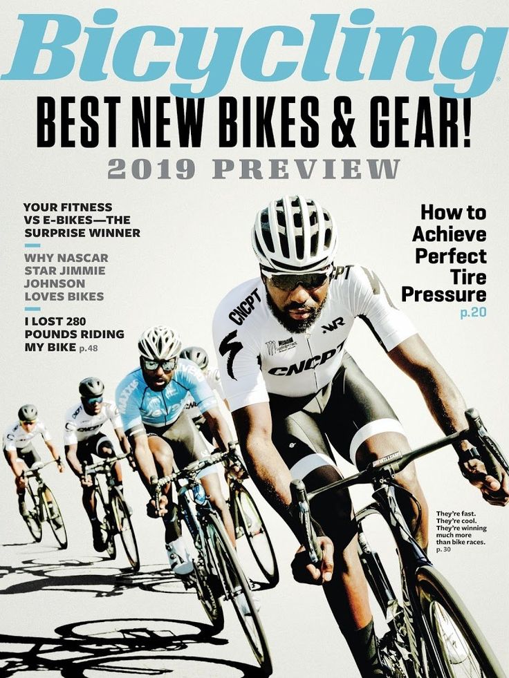 Sport Magazine With Cyclist Design