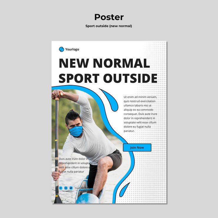 Sport Outside Poster Template