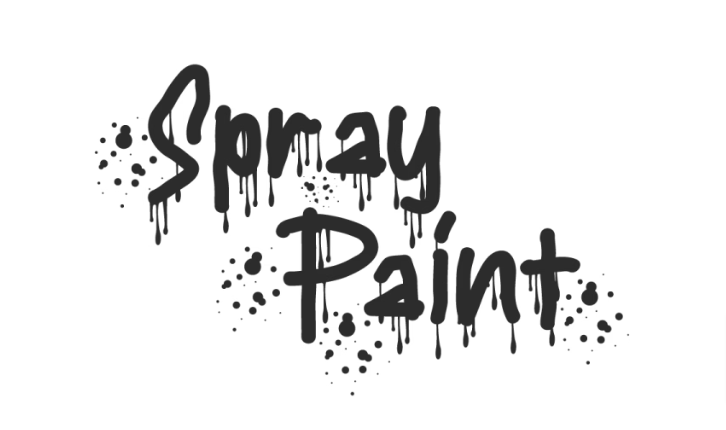 Spray Paint Demo Font