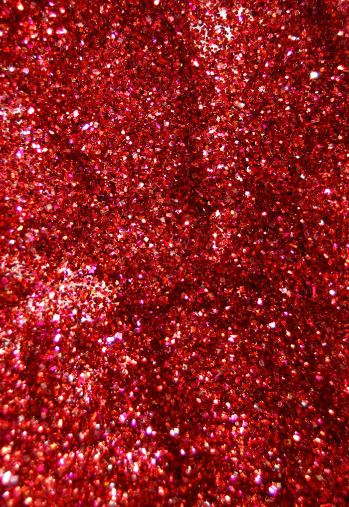 Stunning Red Glitter Pattern