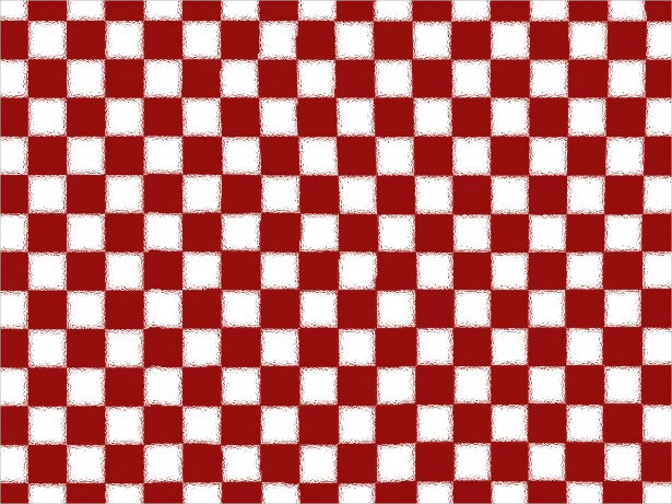 Stylized Red & White Checkerboard Pattern