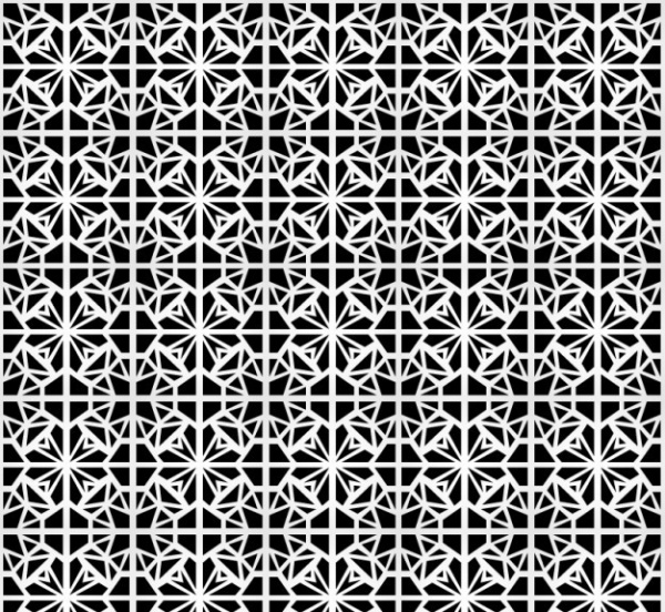 Symmetrical Arabic Pattern