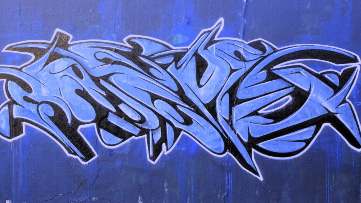 Tag on Wall Graffiti Wallpaper