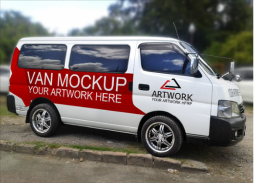 Three In One Van Mock-up