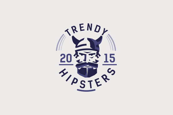 Trendy Hipster Logo For Free