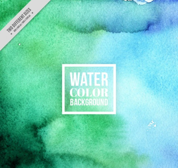 Turquoise Watercolor Background
