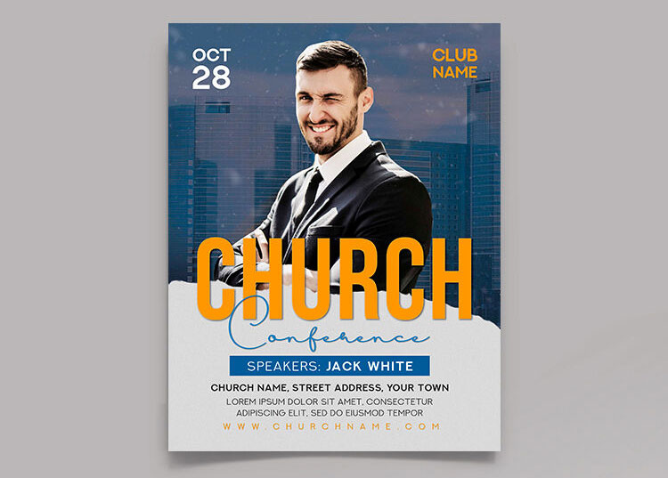 Urban Modern Church Flyer Template