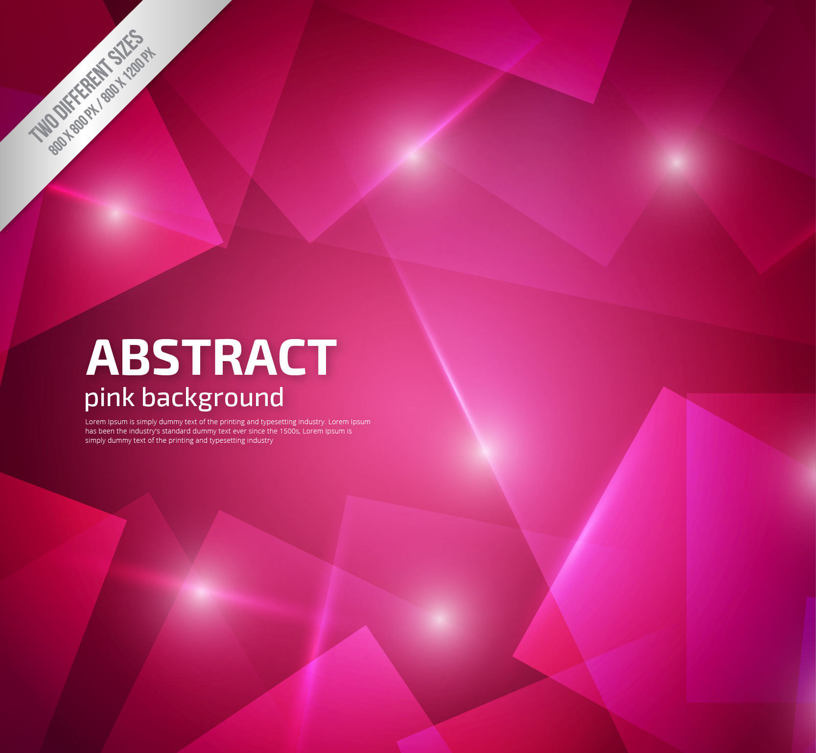 Vector Geometric Pink Background
