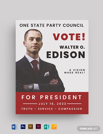 FREE 23 Elegant Political Flyer Templates In PSD AI MS Word