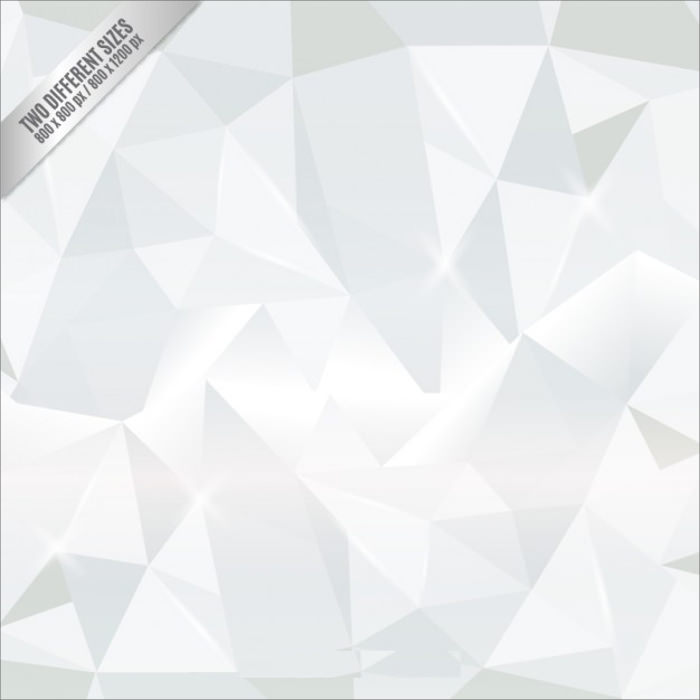 White Polygons Background